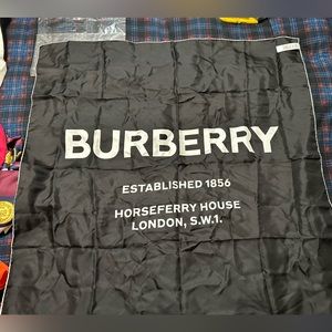 Black Burberry Scarf